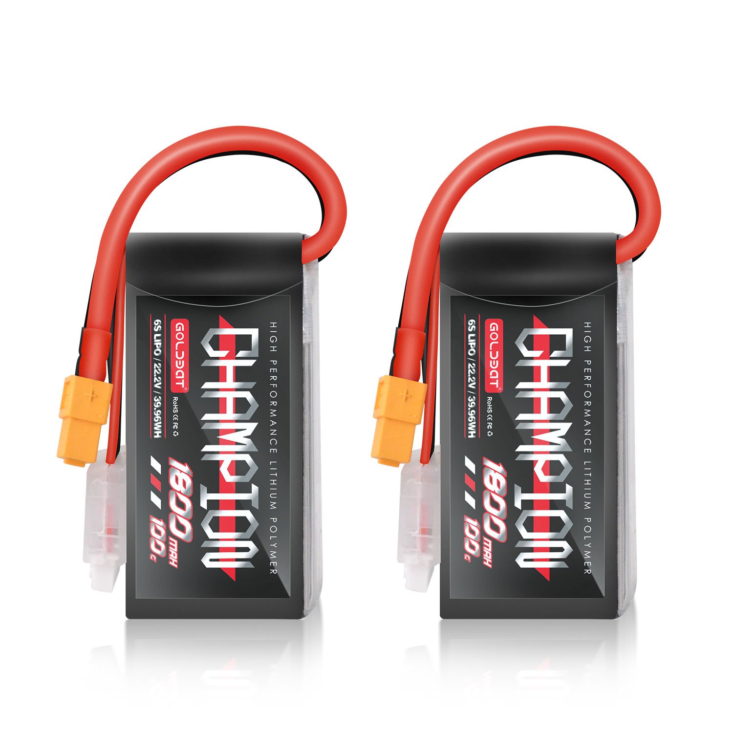 High C-rate 120C 1800mAh 2S 6S 12S 14S RC Car LiPo Battery T/JST/XT30/XT60 Plug