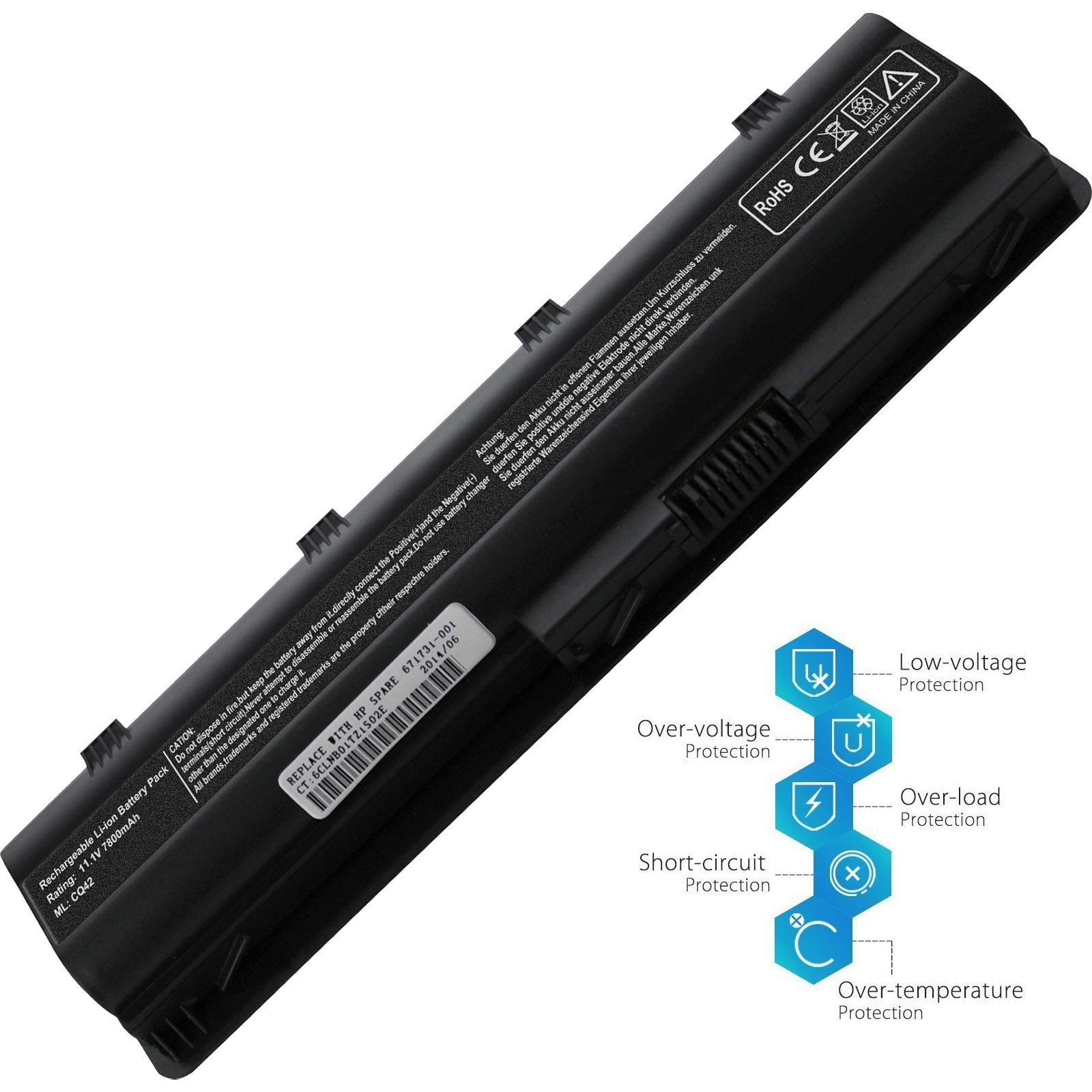 CQ42 7800MAH Factory direct sales of high-capacity With technical support for HP notebook laptop CHINA