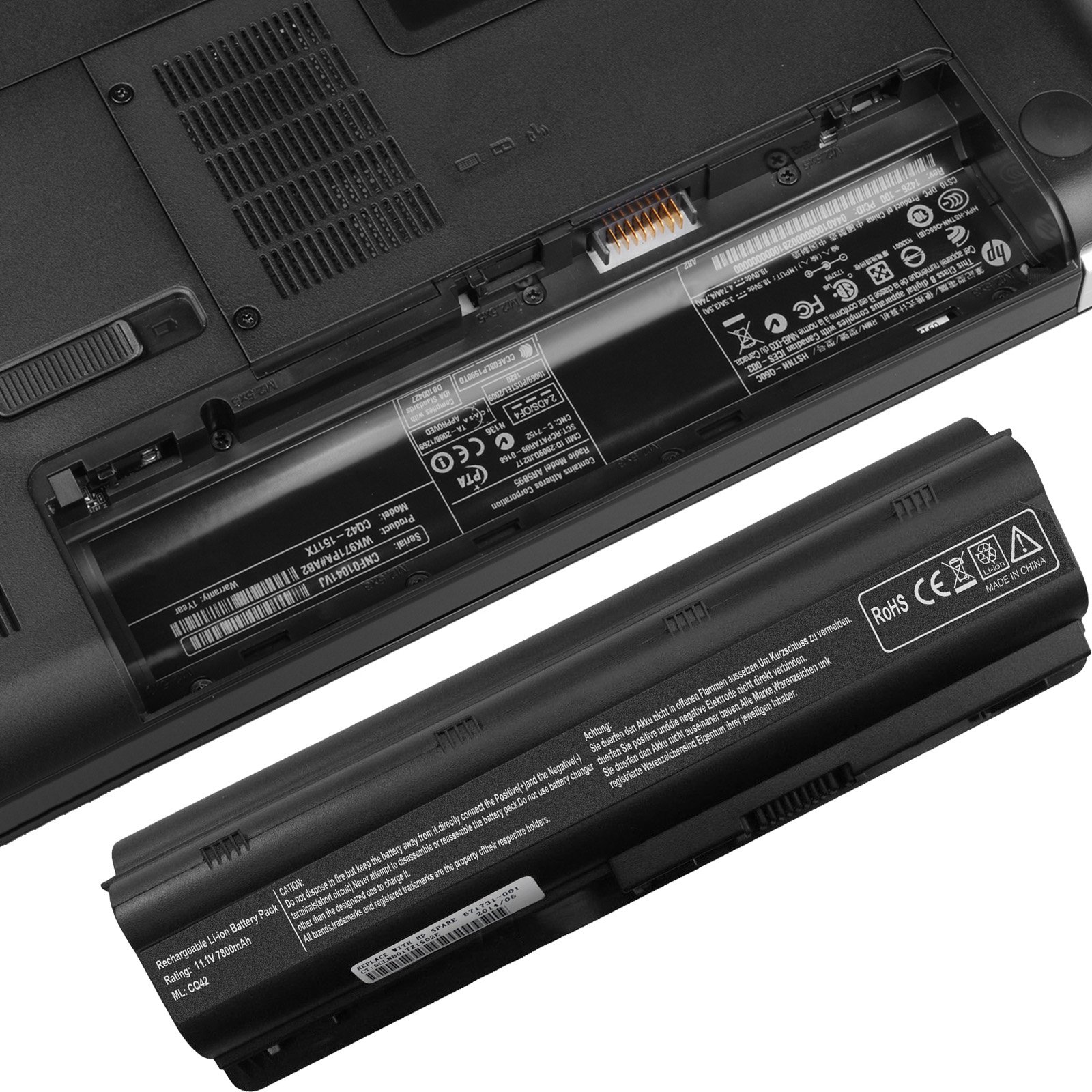 CQ42 7800MAH Factory direct sales of high-capacity With technical support for HP notebook laptop CHINA