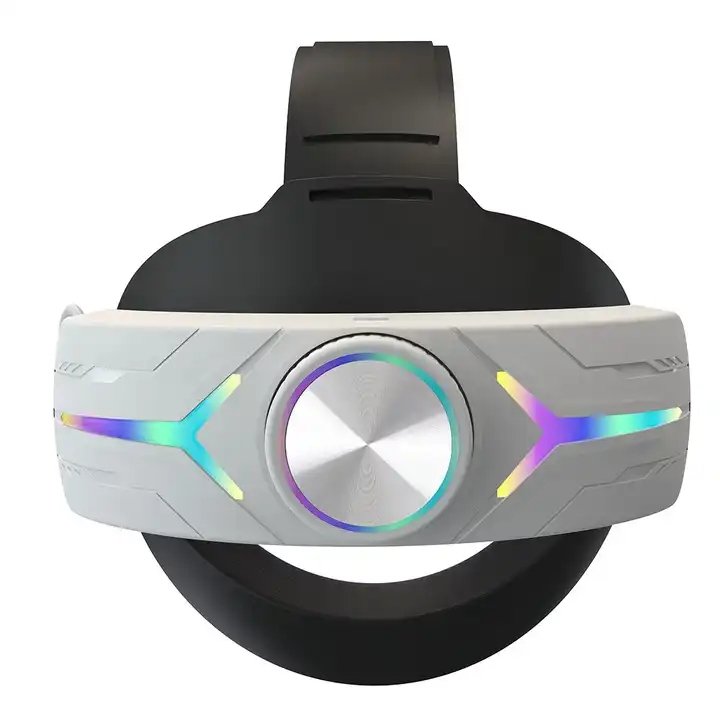 New VR Head Strap With 8000 mAh Battery RGB Light Adjustable Elite Strap For Meta Quest 3 VR Accessories