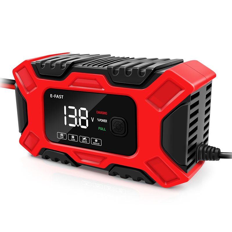 Fast Intelligent electric car battery charger Lead-acid Pulse Repairing lead-acid 12v 6a battery charger
