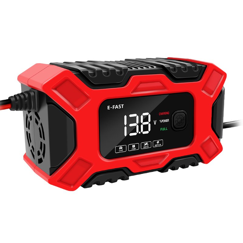 Fast Intelligent electric car battery charger Lead-acid Pulse Repairing lead-acid 12v 6a battery charger