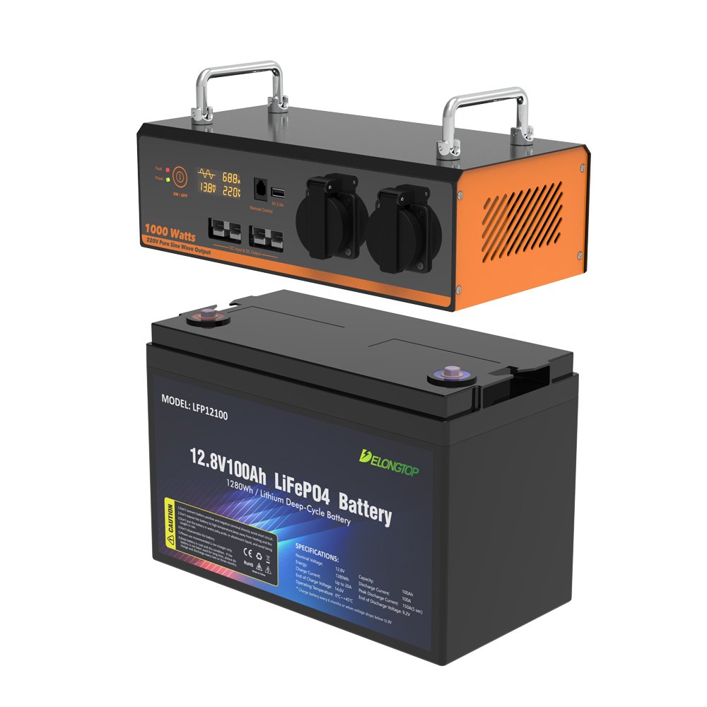 Hot Selling DELONGTOP Lifepo4 Battery 12V 24V 48V 7Ah 10Ah 12Ah 50Ah 100Ah 200Ah 400Ah Golf Cart Batteries Power Station
