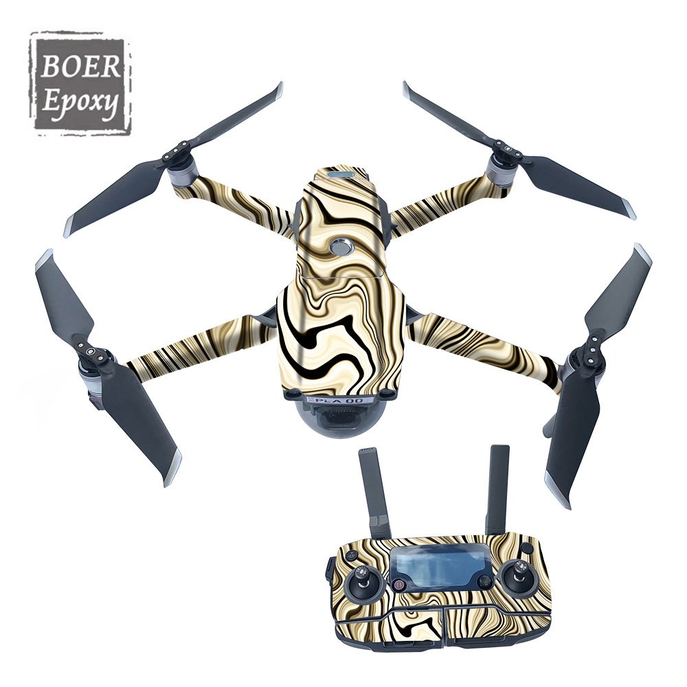 Aikusu wholesale custom waterproof drone vinyl skin decals sticker for DJI accessories