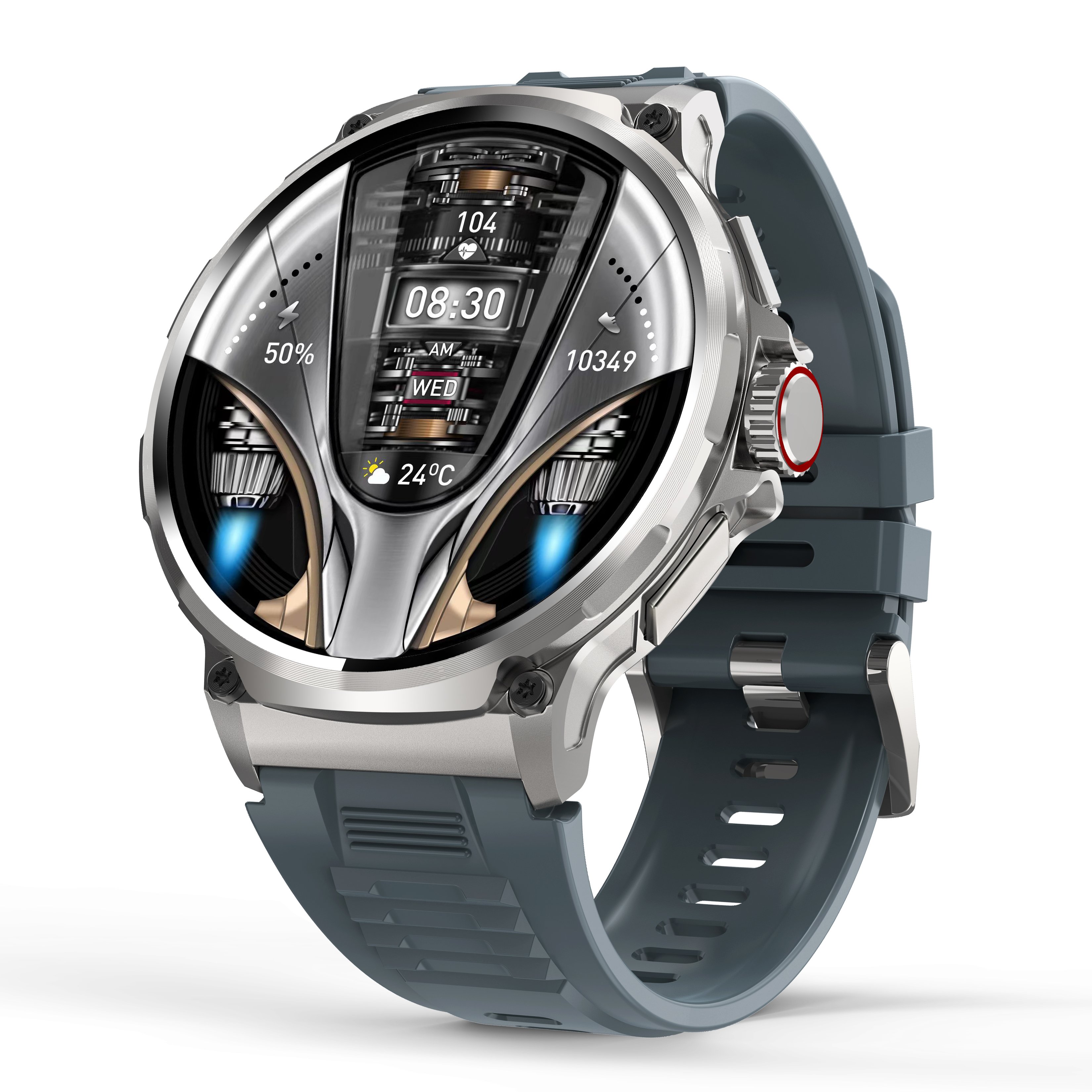 Hot selling 1.85" BT call gesture control stress test man health sport tracker fitness smartwatch IP68 waterproof sports watches