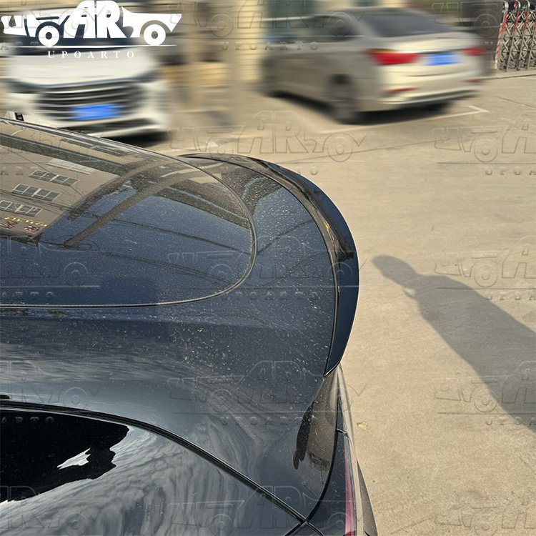Haosheng Exterior Accessories Factory Wholesale ABS Plastic Carbon Fiber Performance Rear Trunk Wing Spoiler For Tesla Model Y