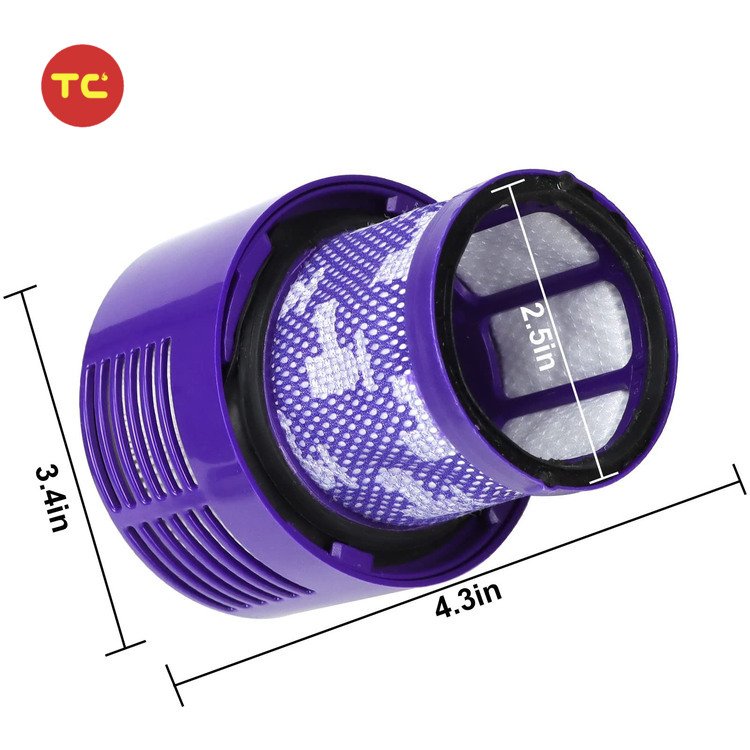 Replacement Post-Filter Spare Part for Dysons V10 SV12 Cyclone Absolute Animal Total Clean Vacuum Cleaner Part 969082- 01