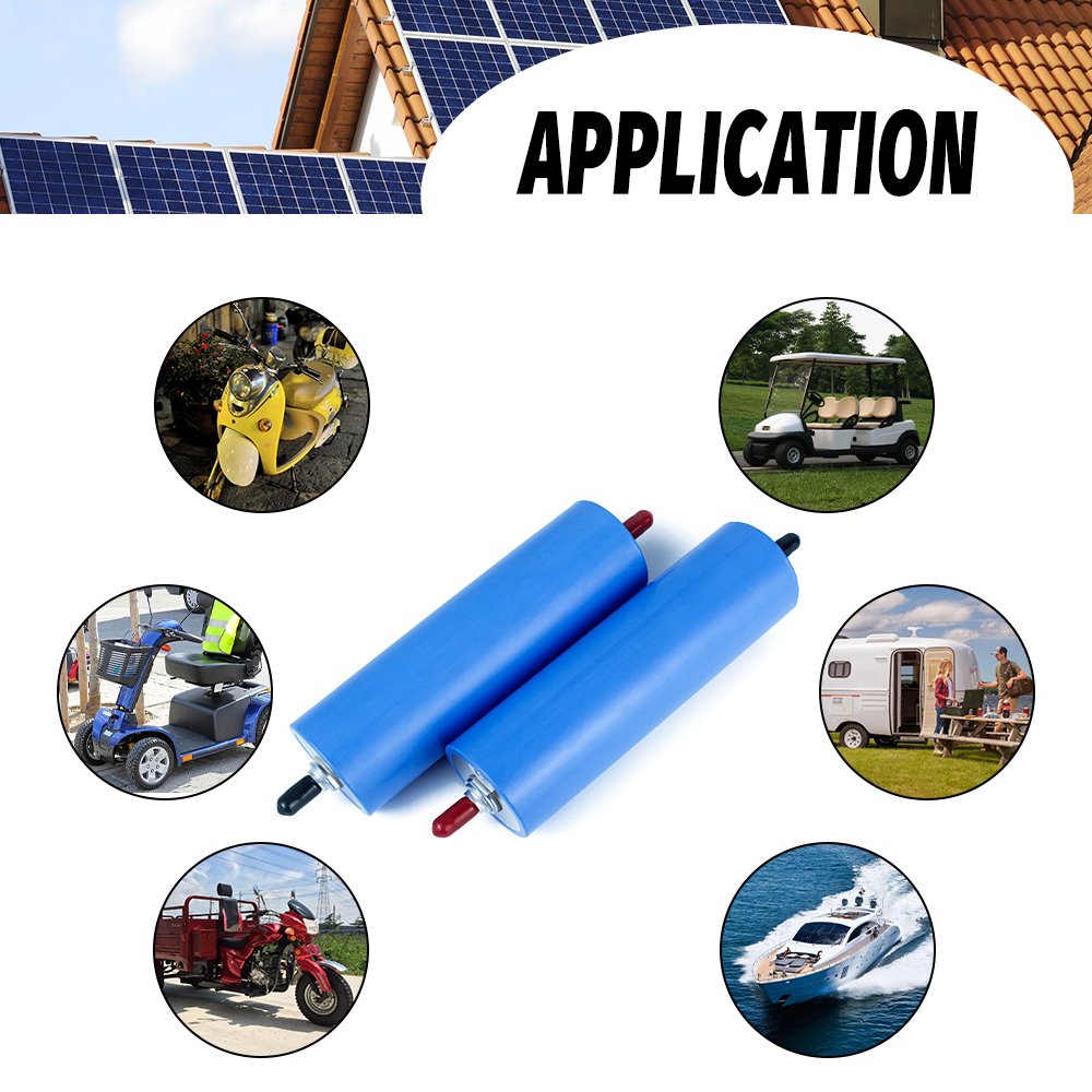 Brand New EVE C40 LiFePO4 3.2V 20A Rechargeable Cylindrical LFP Battery Cells For DIY 12V 24V 48V Pack Solar Energy Storage