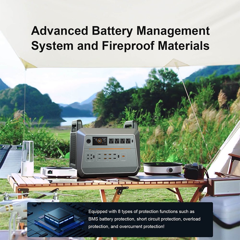 Solar Portable Power Stations 1500W 2000W 3000W 5000W Outdoor Lifepo4 Solar Generator For Camping