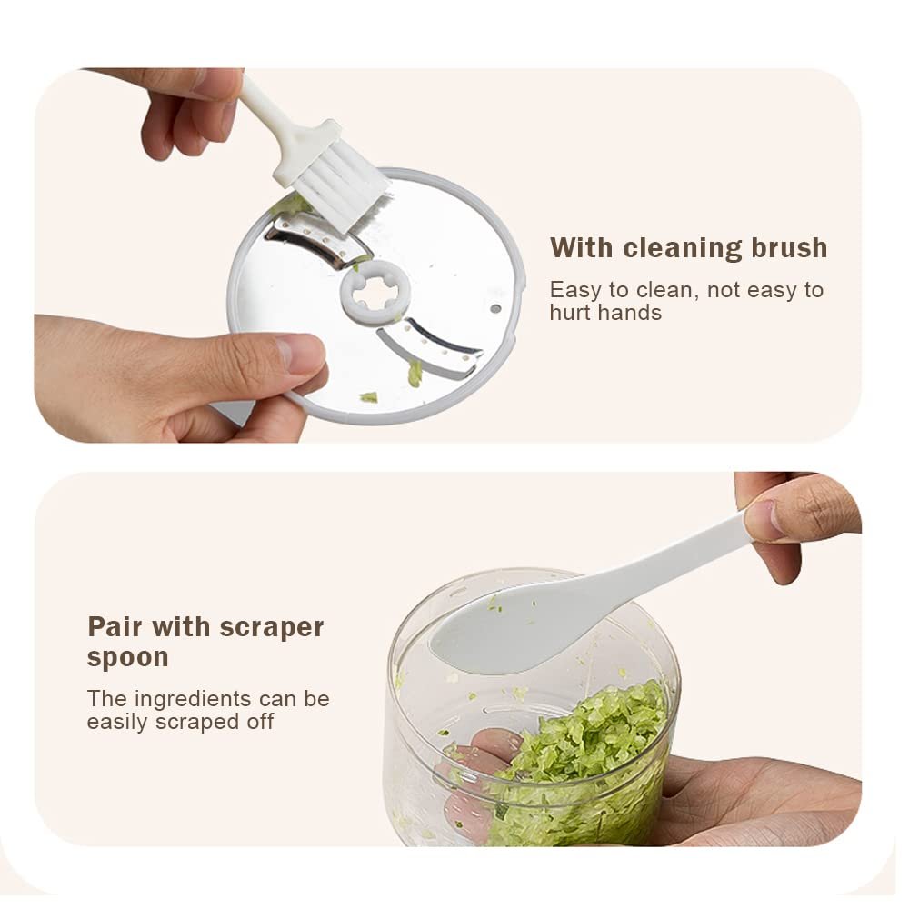 4 in1 Portable Electric Vegetable Cutter Set Mini Food Slicer and Chopper for Kitchen Multifunctional Wireless Electric Grinder