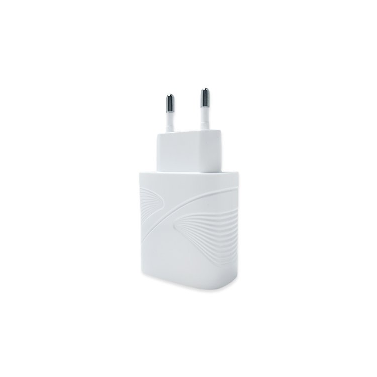Mobile Phones 25W Charger Dual Port Wall Charger US EU Compatible Type-C USB-A Fast Charging Portable Phone Charger Travel
