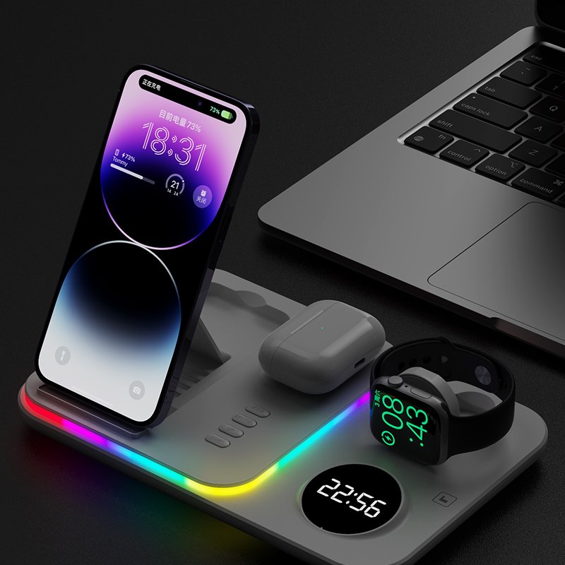 15W Fast Charging Station 3 IN 1 Wireless Charger For Best Seller Products On Amazon 2024 In USA For Apple Samsung Multi Device
