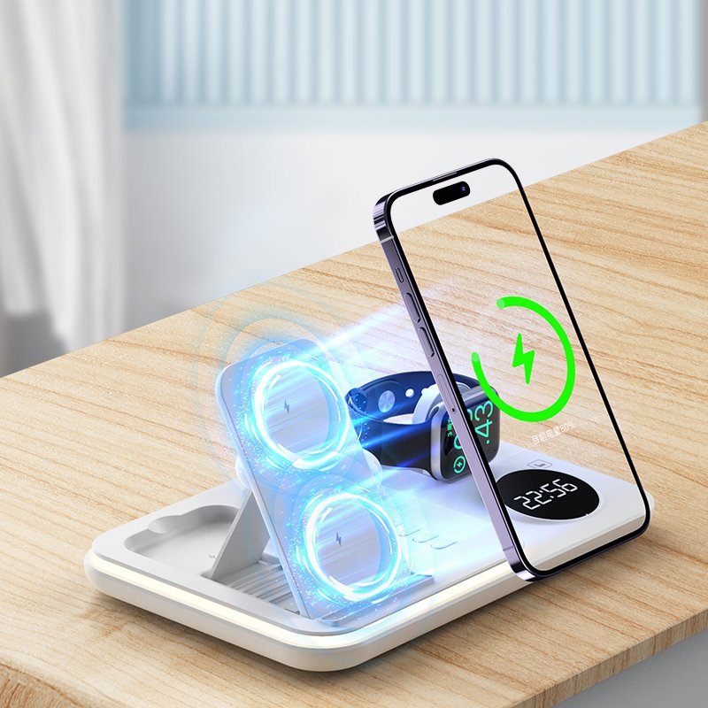 15W Fast Charging Station 3 IN 1 Wireless Charger For Best Seller Products On Amazon 2024 In USA For Apple Samsung Multi Device