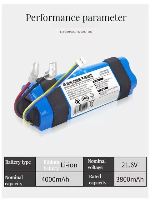 4000mAh For Dreame H11/H12 MAX H10 M13 H12S VWV8 HHR24A Floor scrubber Rechargeable batteries