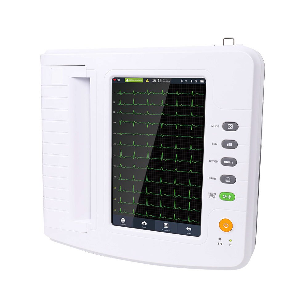 CONTEC ECG1212G 12 lead ecg machine china 12 channel portable echocardiography medical price