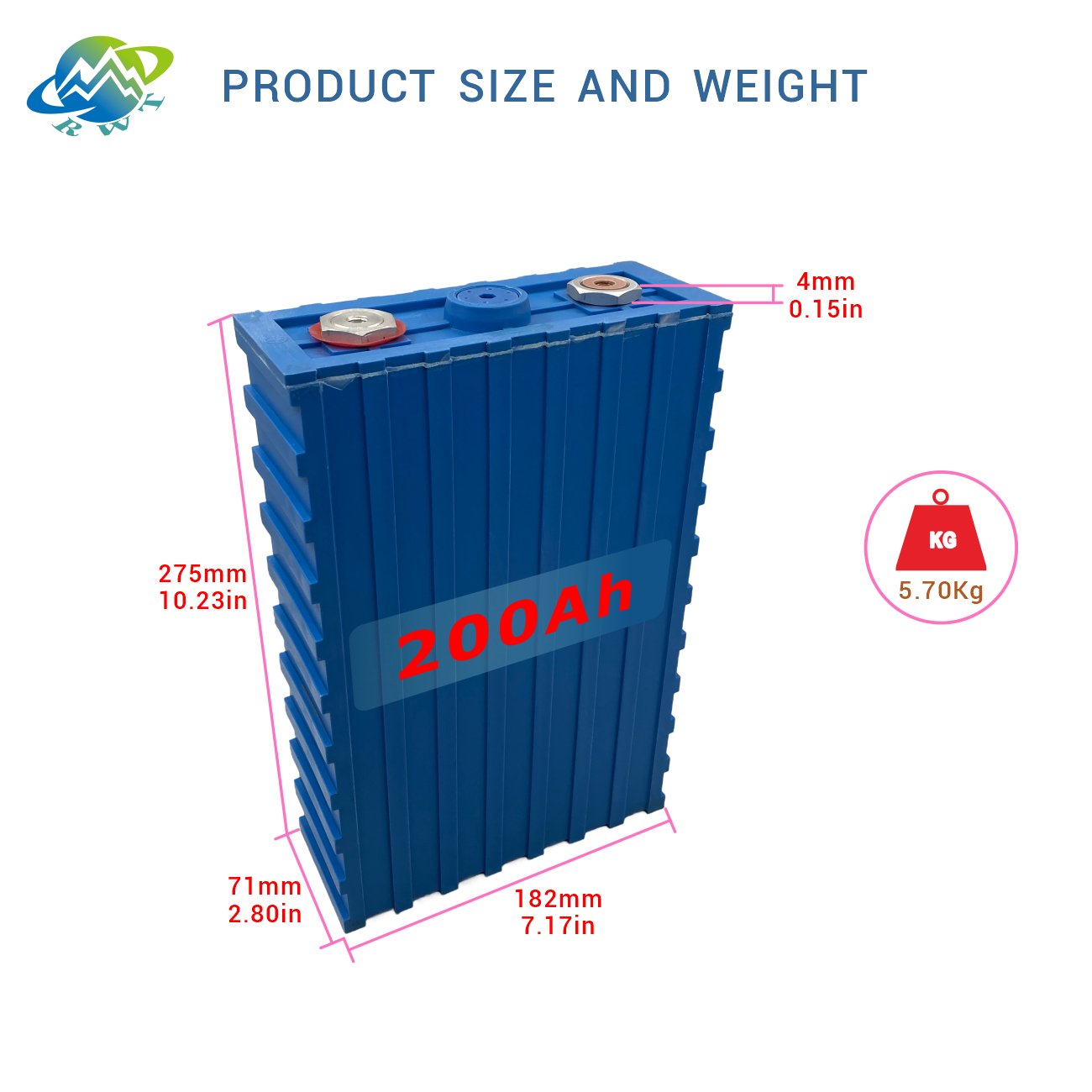 RWT quality supplier calb series 3.2V 40Ah 60Ah 70Ah 100ah 180Ah 200Ah make 12V 24V 48v 200ah lithium solar battery batteries
