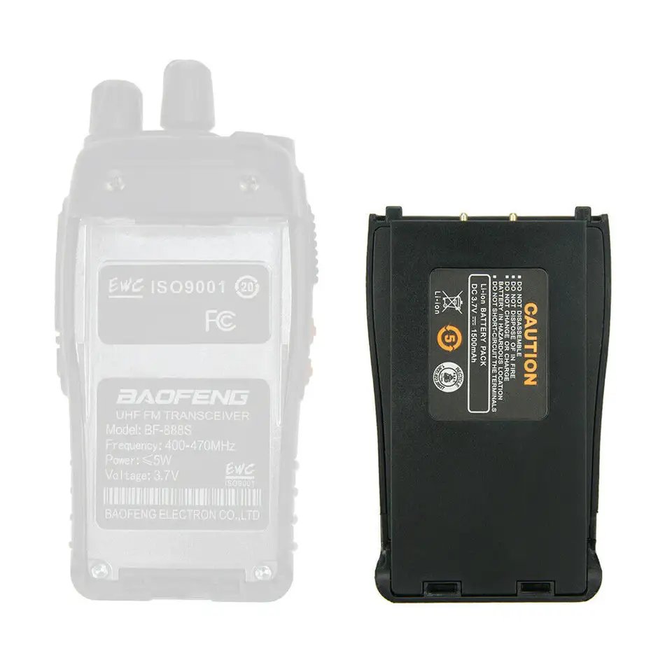 JJCC custom wholesale walkie-talkie battery lithium battery 7.2V 2800mAh walkie-talkie accessories