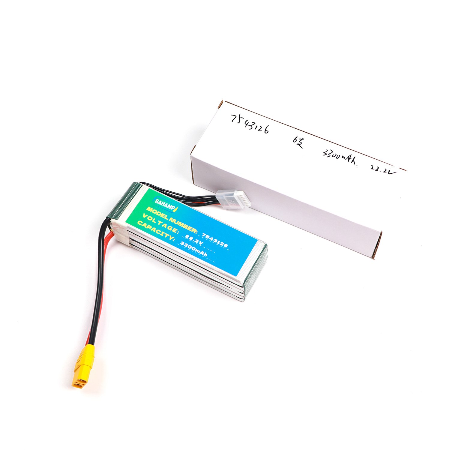 7543126 22.2V 3300mAh Battery for RC Unmanned Locomotive XT60 Plug-In Electric Vehicles Consumer Electronics Solar Power Tools