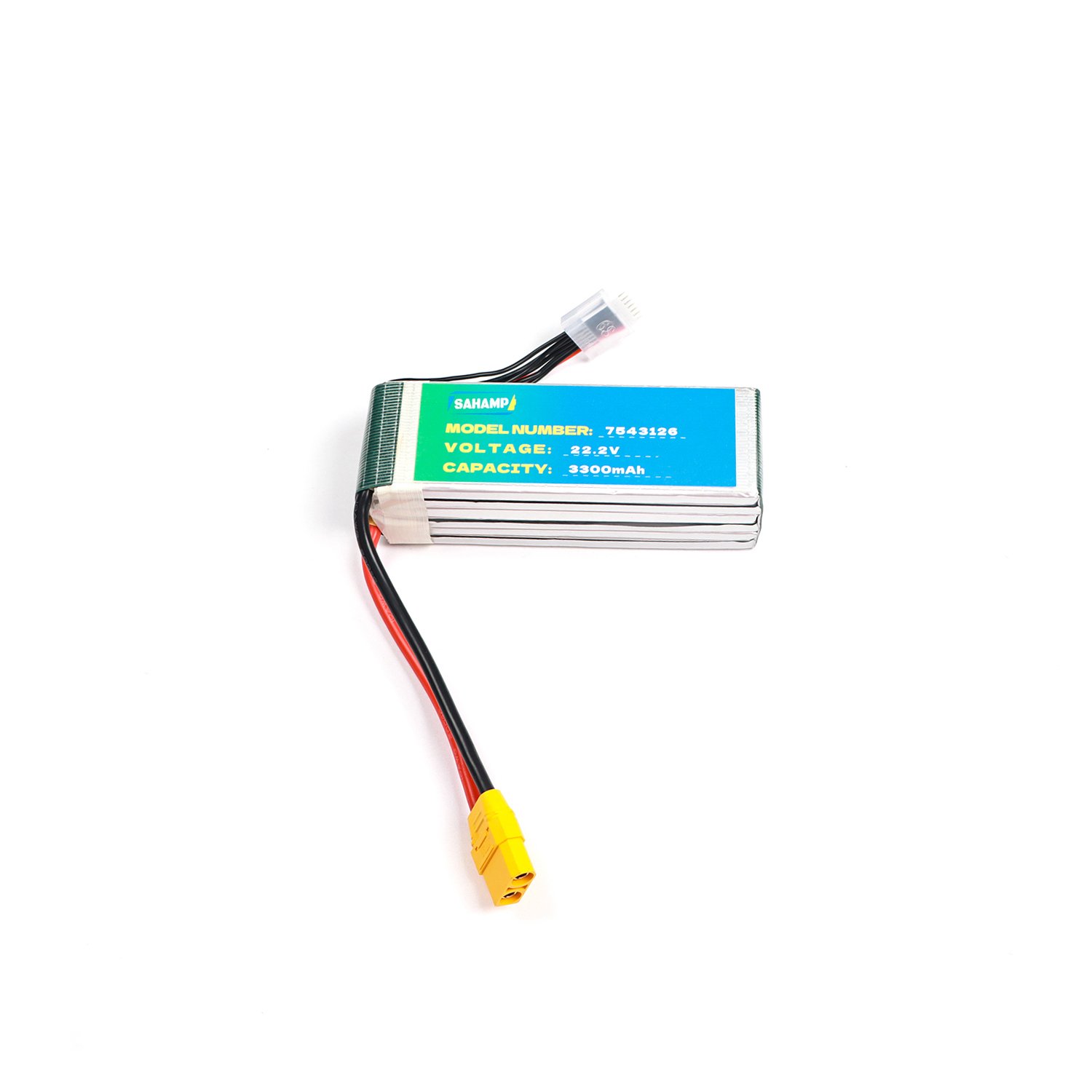 7543126 22.2V 3300mAh Battery for RC Unmanned Locomotive XT60 Plug-In Electric Vehicles Consumer Electronics Solar Power Tools