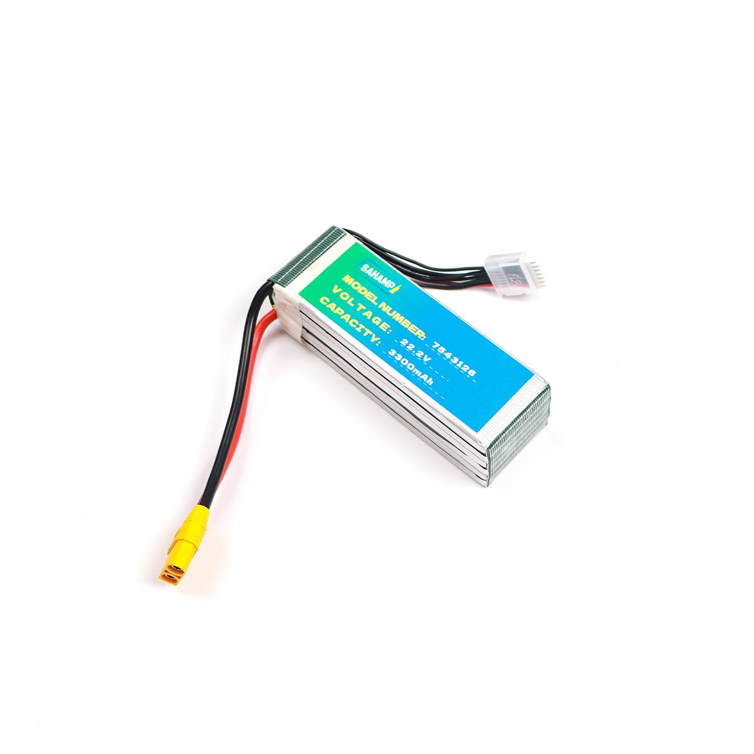 7543126 22.2V 3300mAh Battery for RC Unmanned Locomotive XT60 Plug-In Electric Vehicles Consumer Electronics Solar Power Tools