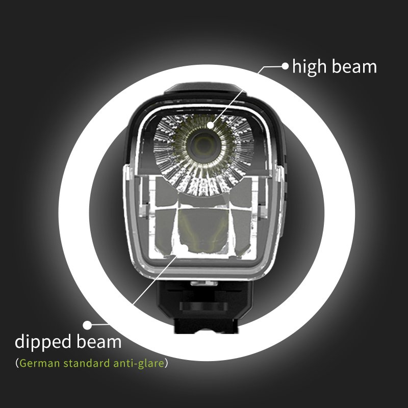 BlackBird L3 1200LM Bike Light Front Lamp Rechargeable LED 4800mAh Anti-Glare Bicycle Headlight Waterproof Bike Accessories