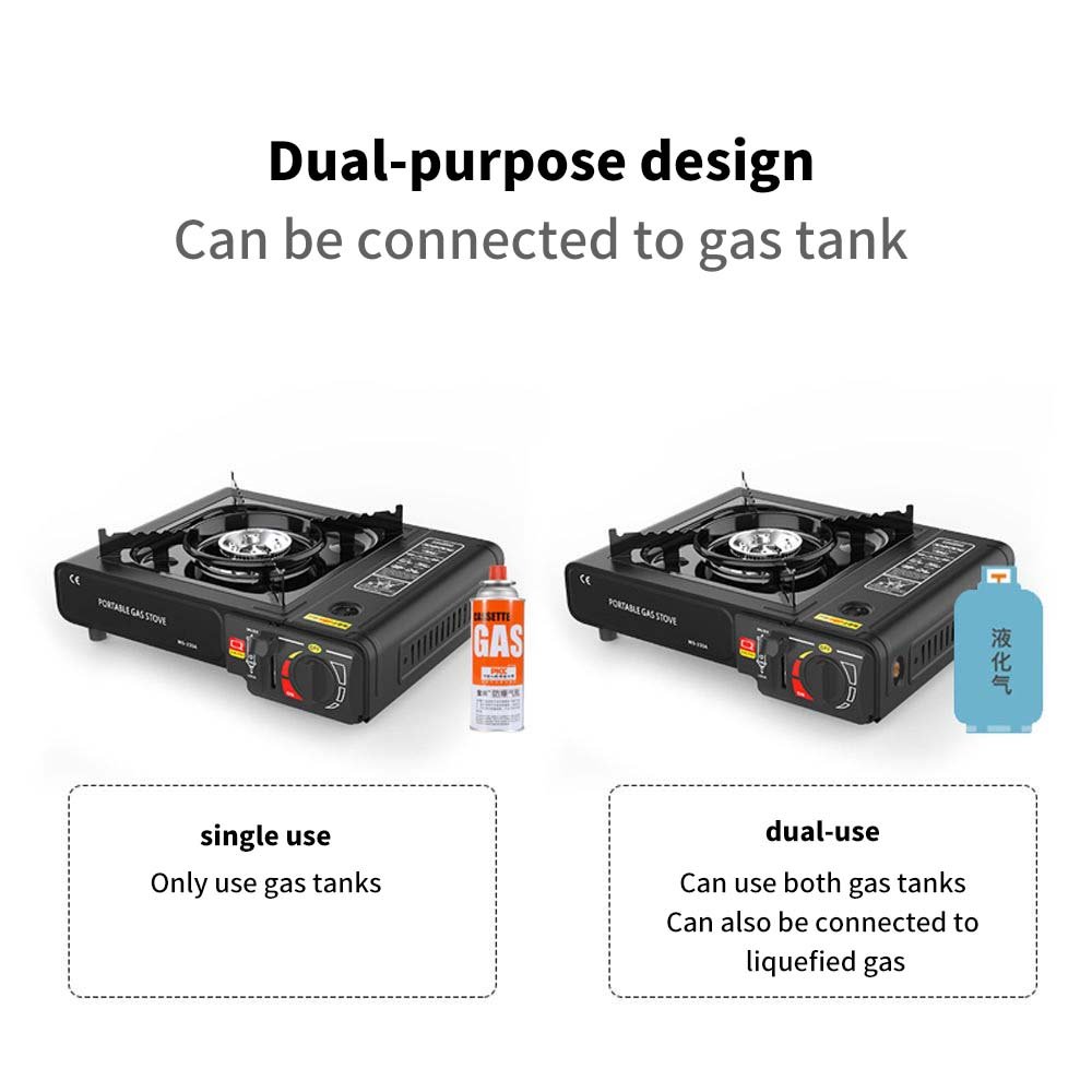 Mini Tourist Gas Stove Burner Outdoor Portable Cassette Furnace Camping Kitchen Cooker Camping Gas Stove