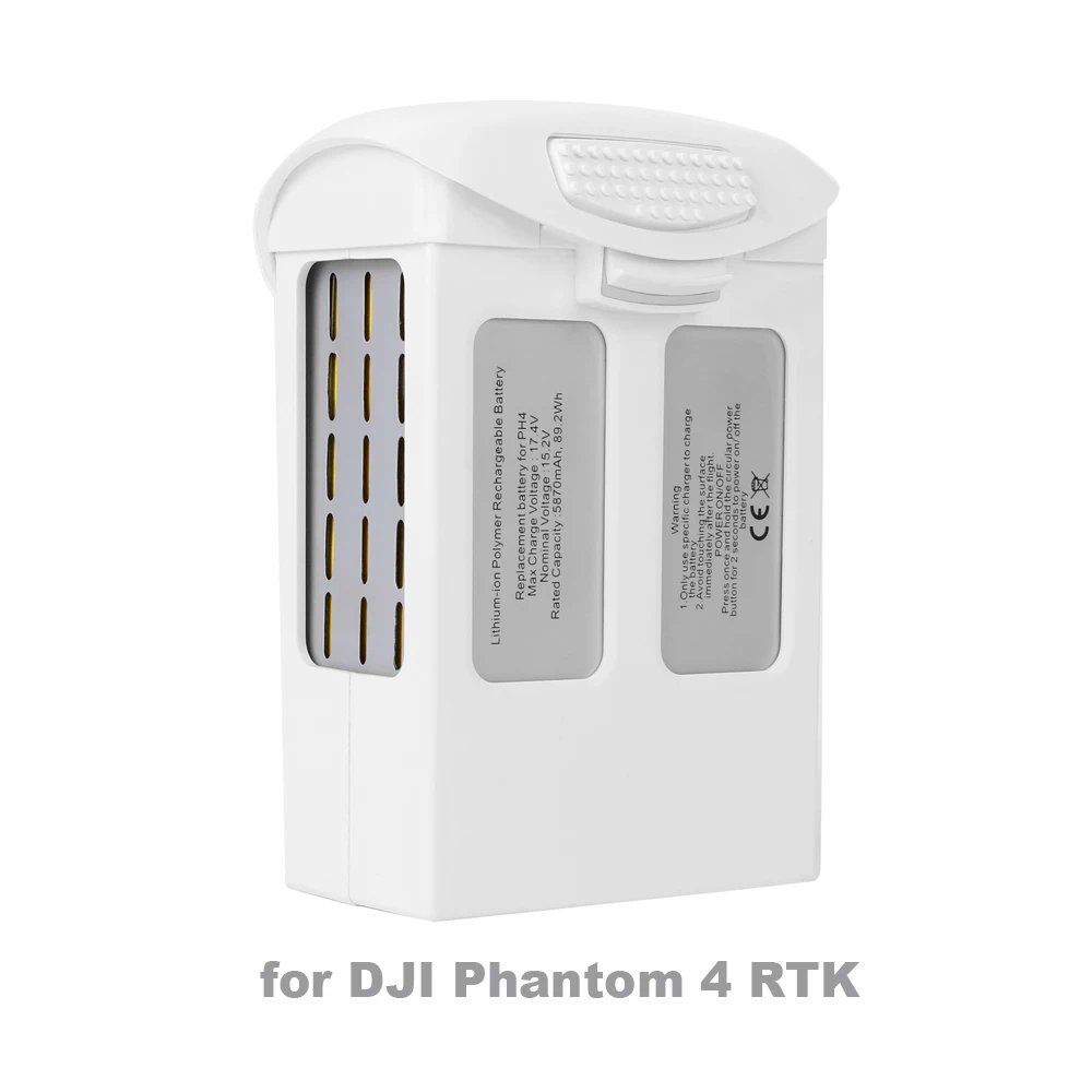 15.2V 5870mAh Intelligent Flight Drone Battery for Phantom 4 Pro Phantom 4 RTK Drones UAV Accessories