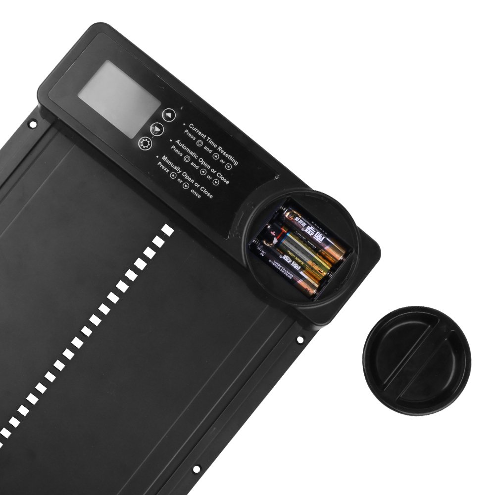 2024 newst Chicken coop Anti-Pinch door battery Operated with LCD display Chicken coop door
