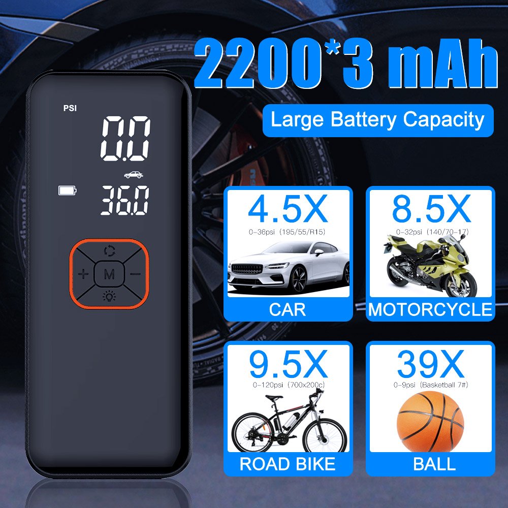 mini pumps cycle inflator portable rechargeable electric air tire pump bike accessories for bicycle high pressure
