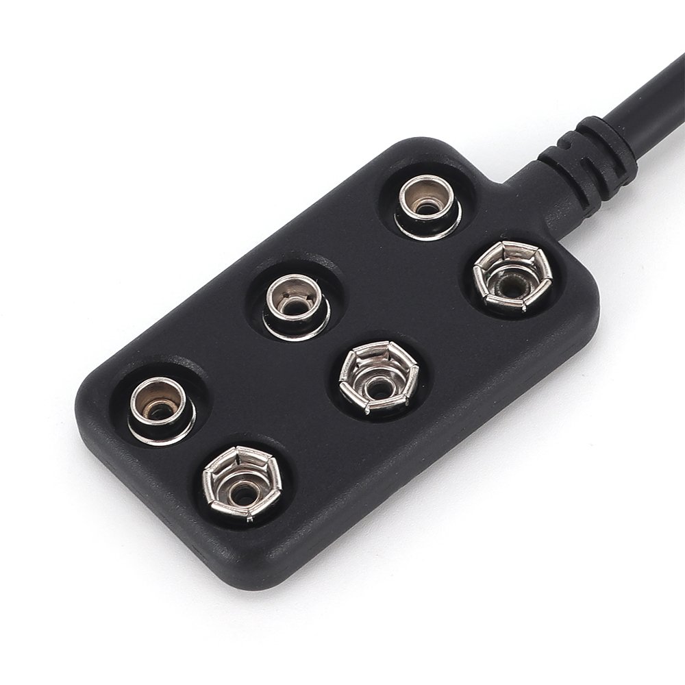 Copper&PP battery hard buckle multiple jacks enhance accessory design and extend service life