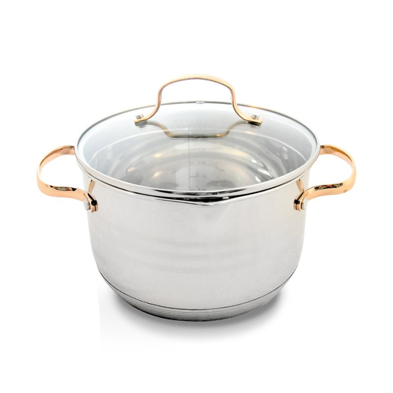 5-ply 10 piece Stainless steel cookware Pans and Pots Set Cooking pots sets