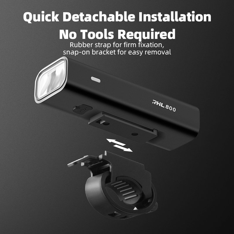 ROCKBROS Bicycle Accessories Led Bicycle Light Usb Rechargeable 800 Lumen Cycling Bike Front Head Light Bicycle Light
