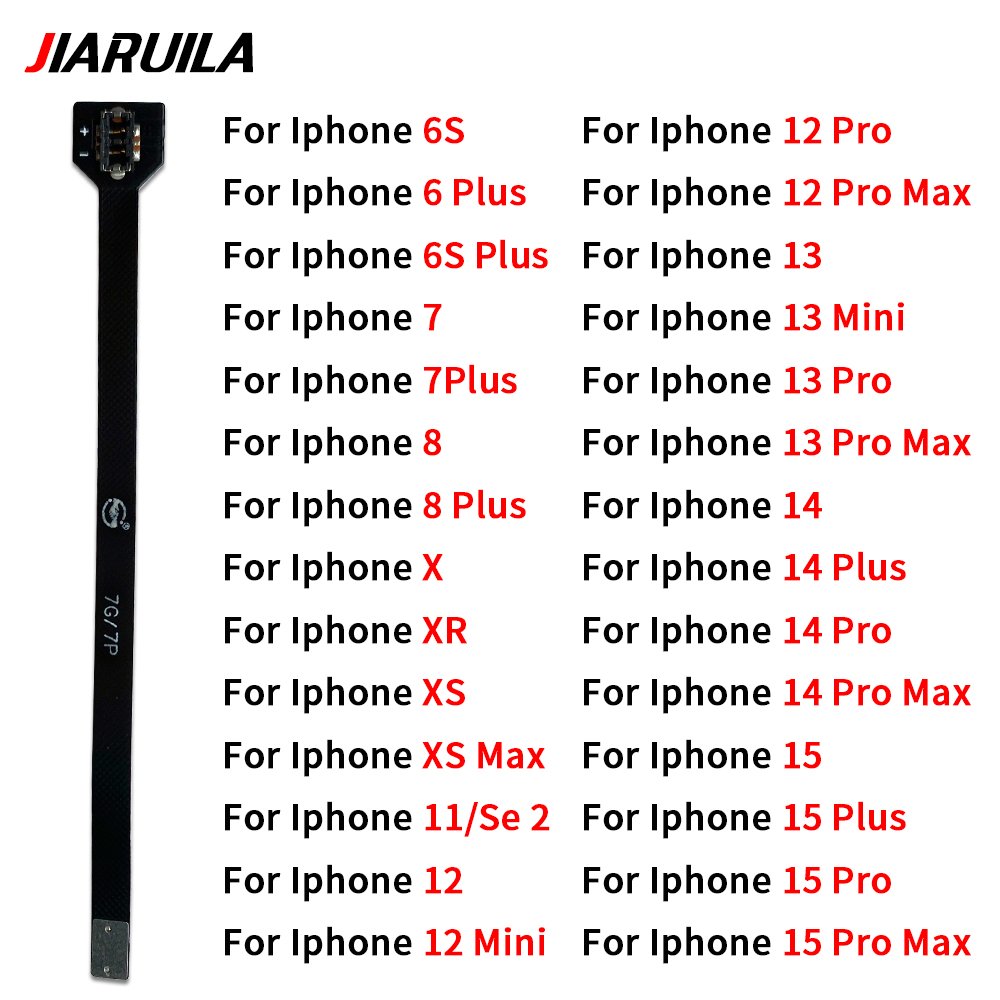 Battery Extension Test Flex Cable For Iphone 15 14 13 12 11 Pro Max Mini X XR XS Max 8 7 6 6S Plus Battery Test Repair Tool