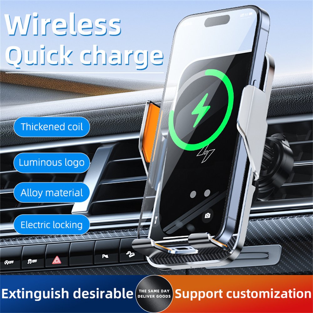 C8 15W Fast Magnetic wireless car charger Phone Holder Magnet car mobile Phone Holder wireless charger 2024 New Products