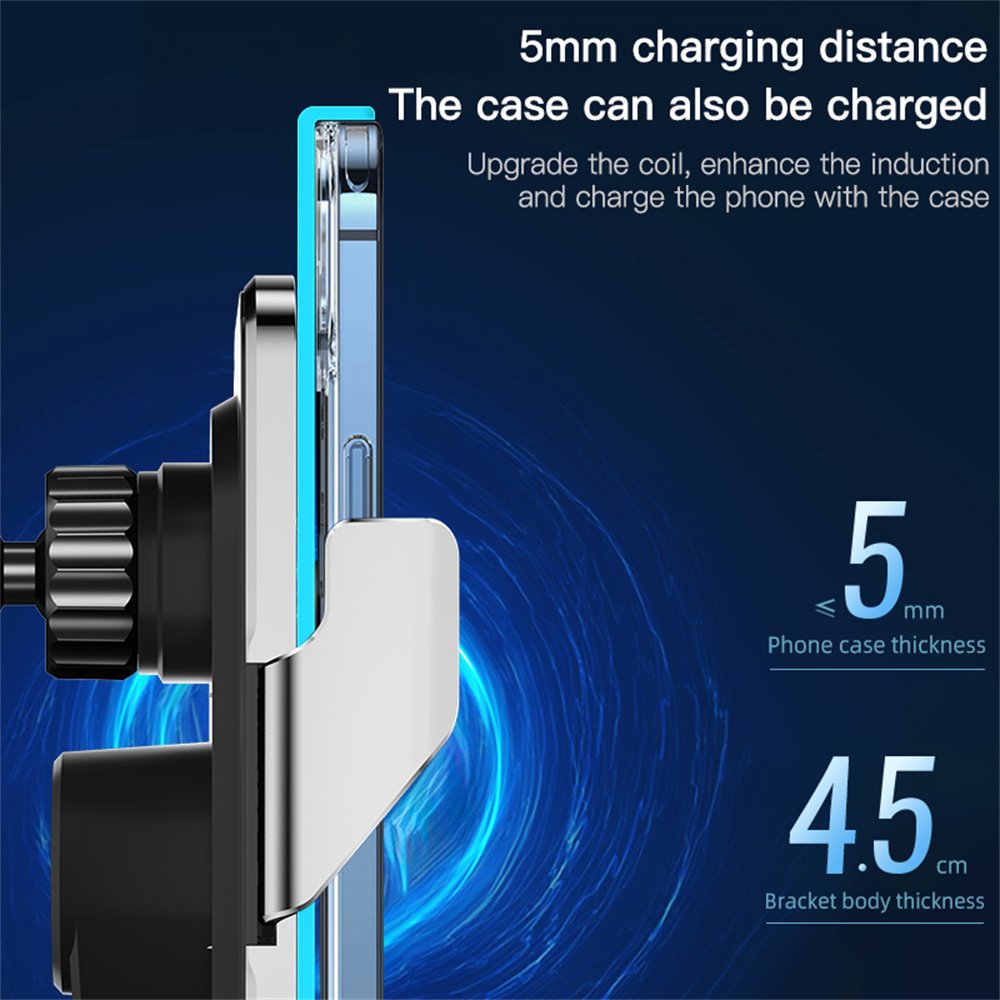 C8 15W Fast Magnetic wireless car charger Phone Holder Magnet car mobile Phone Holder wireless charger 2024 New Products