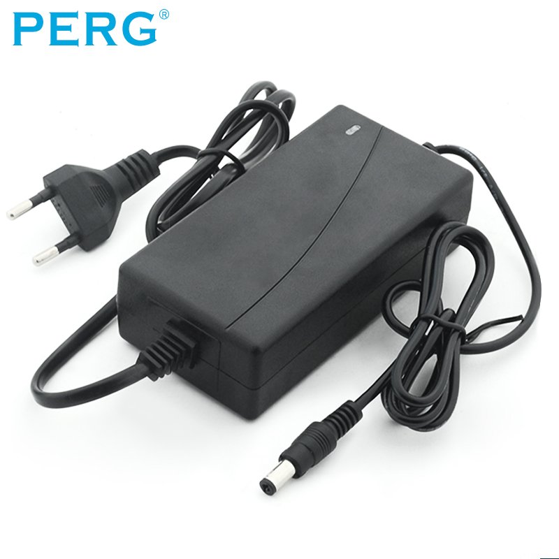European Standard LED Lamp Charger DC5.5-2.1 for 12.6v-42v Li-Ion Battery Electric Car Toys 29.4v2a Battery Accessories