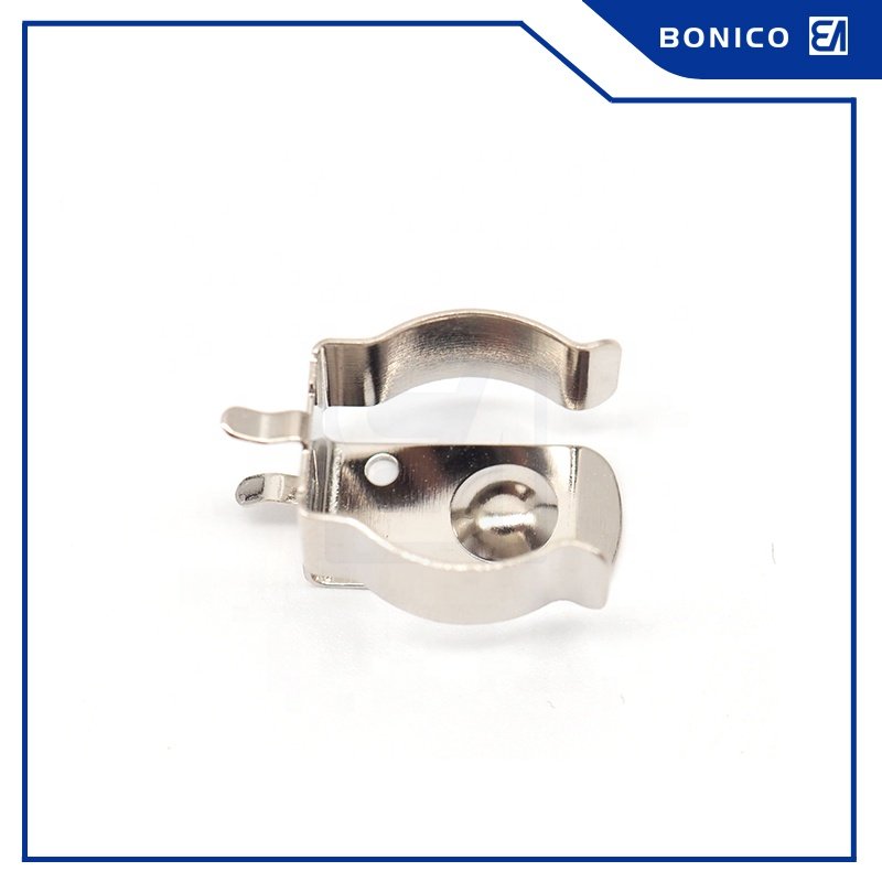 Anti-Afall Metal Nickel Plating Vertical Spring Clip Power Supplies Battery Clip Accessory