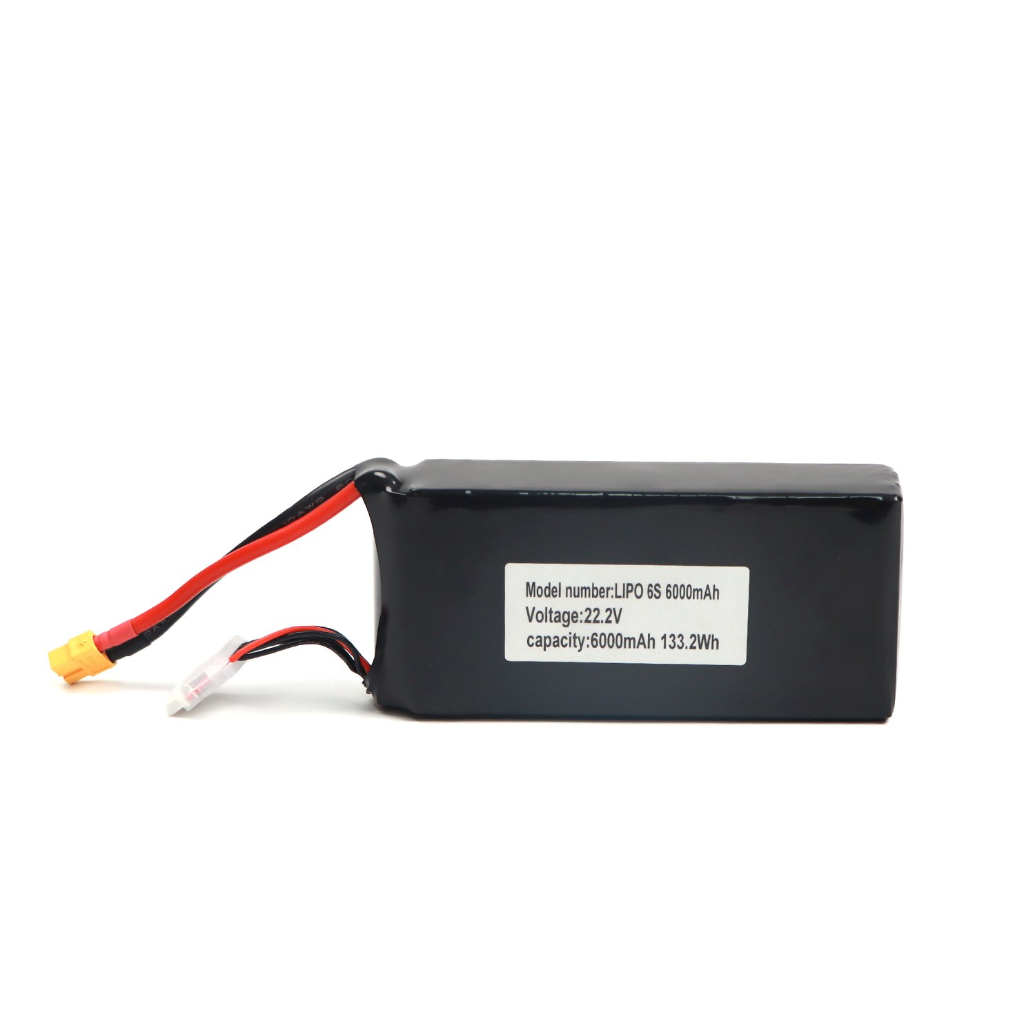 LIPO 6000mAh 6S 12V Lithium-Ion Drone Battery for Power Tools and Toys Cylindrical LI-Polymer with NCM Anode 3.7V