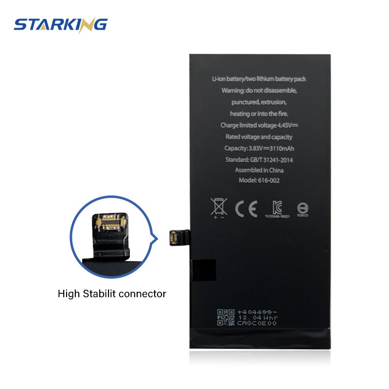 100% Capacity for iPhone 7 Battery 1960mah Replacement Rechargeable Lithium Battery Batterie for iPhone 8 Plus X XS MAX XR 1