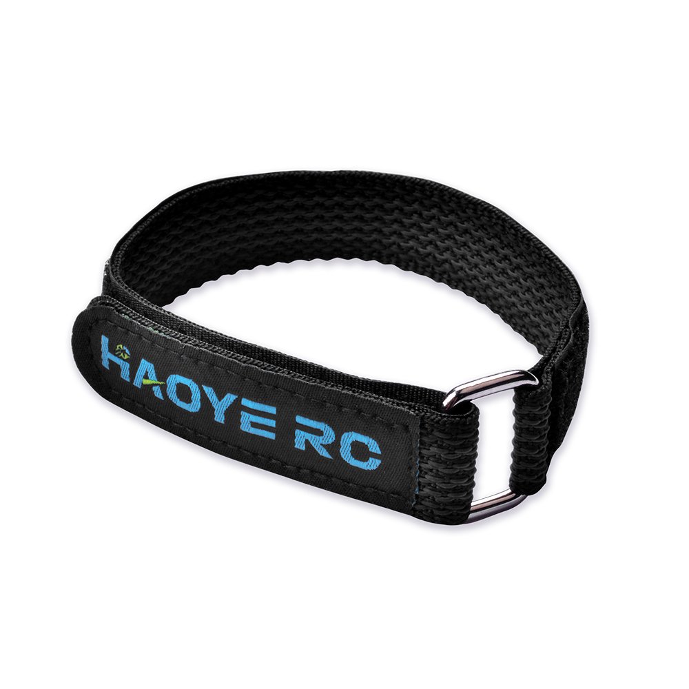 HAOYERC Adjustable Black Carbon Battery Straps Self-Binding Hook Loop Lipo Strap FPV Drones Long Range RC Frame Kit Accessory