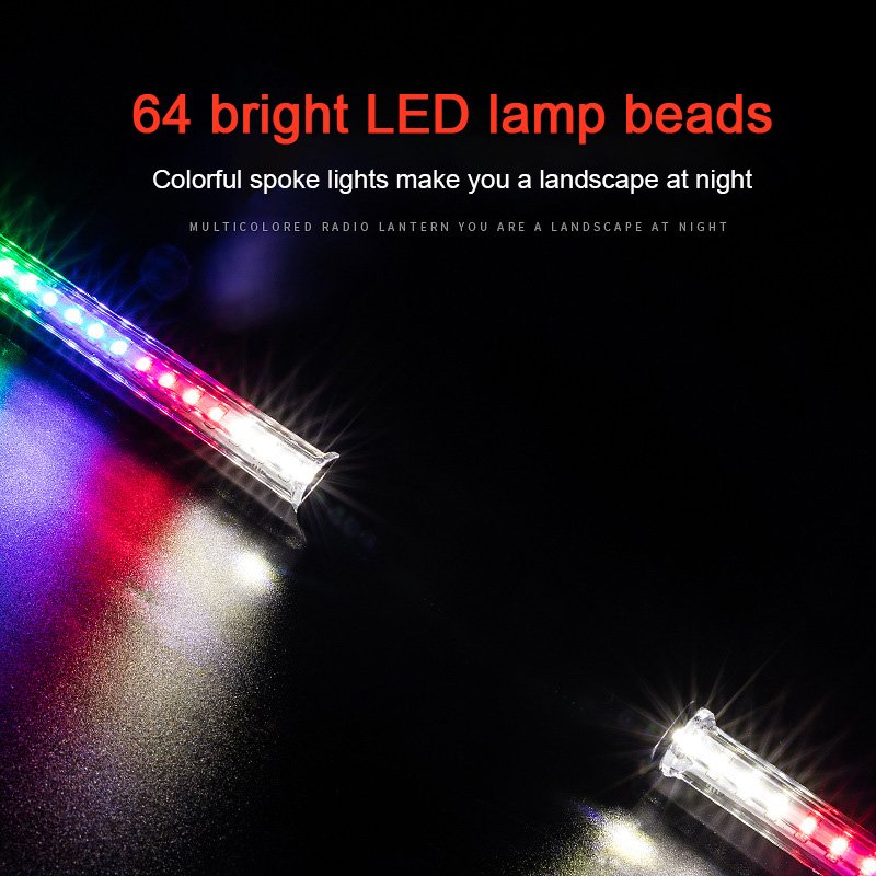 New Bicycle LED Hub Light Spoke Decoration Wheel Light Night Riding Warning Light Bicycle Accessories