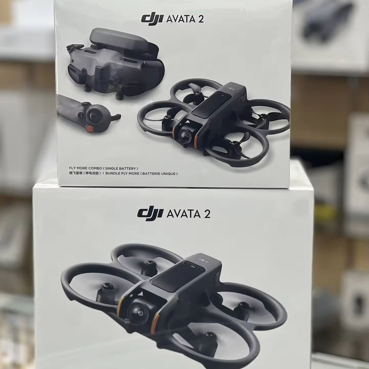 Original Avata 2 drone with tight shots in super-wide 4k 1/1.3-inch image sensor
