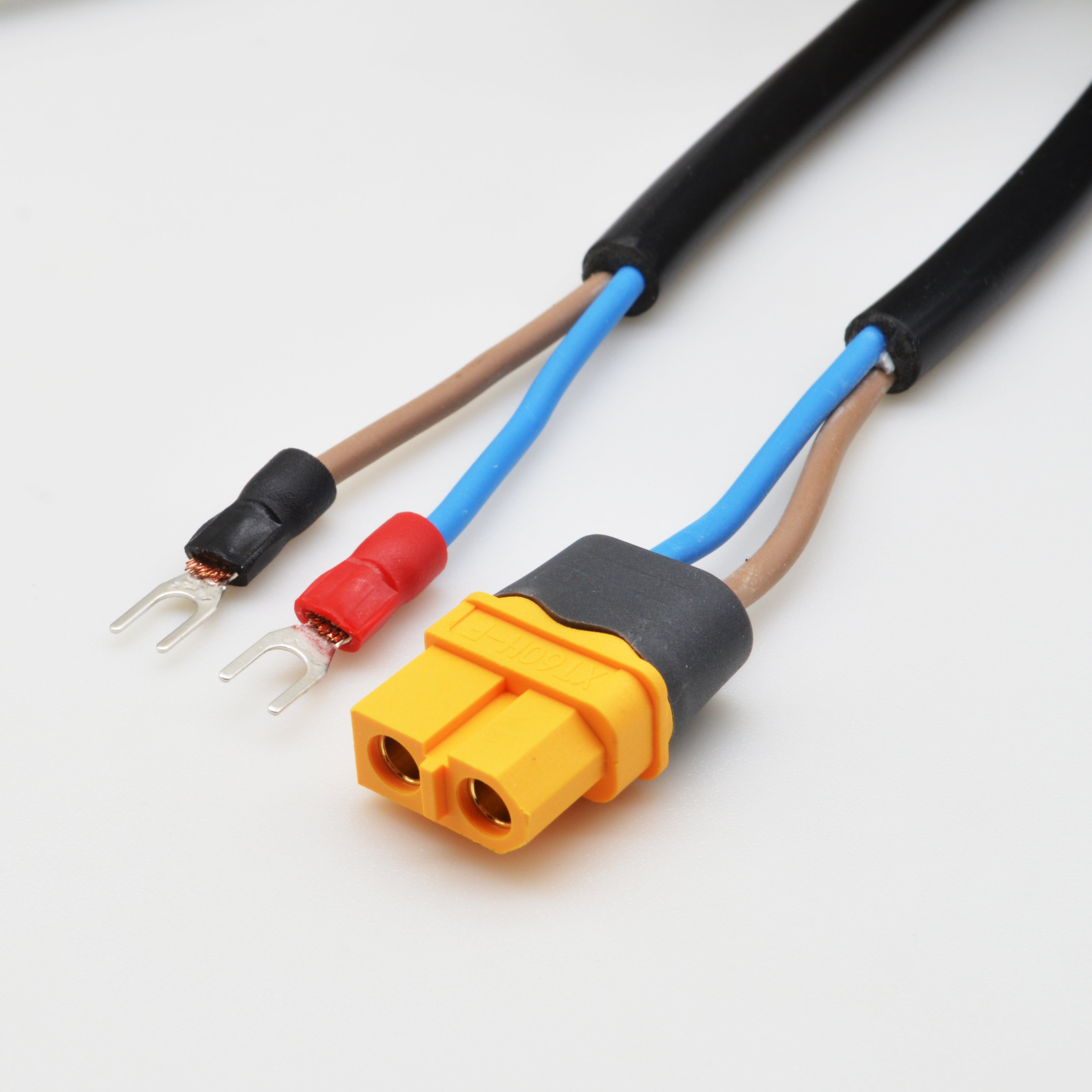Battery Inverter Cable 8 6 4 2 Awg Stranded Copper Wire Connector With Ground Jumper Cable For Car Rv Boat Starter Solar