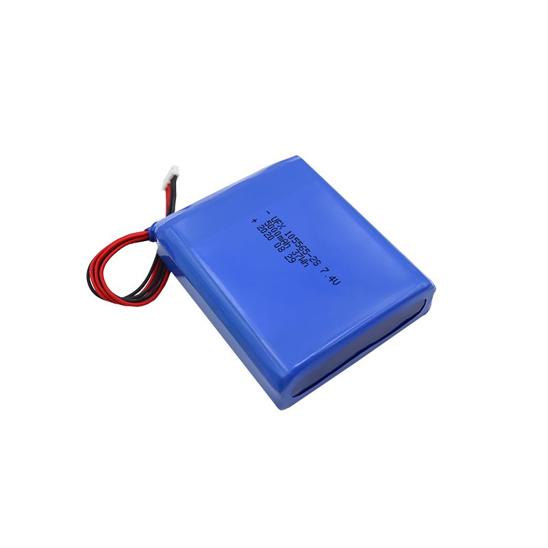 China Polymer Lithium-ion Cell Manufacturer Custom Air Cleaner Battery UFX 105565-2S 5000mAh 7.4V Rechargeable Li-po Battery