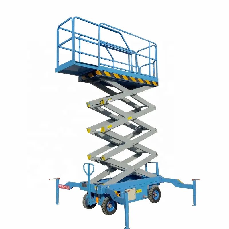 Electric hydraulic lifter portable lifter mobile manual scissor elevator price