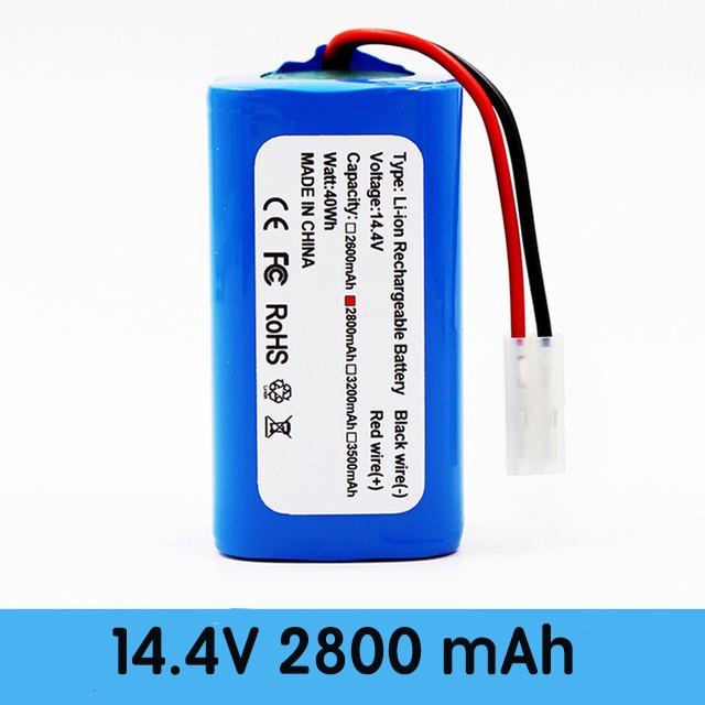 Li-ion Rechargeable battery 4S1P 14.4V 2800mAh Vacuum-Mop Robot Vacuum Cleaner Battery Pack