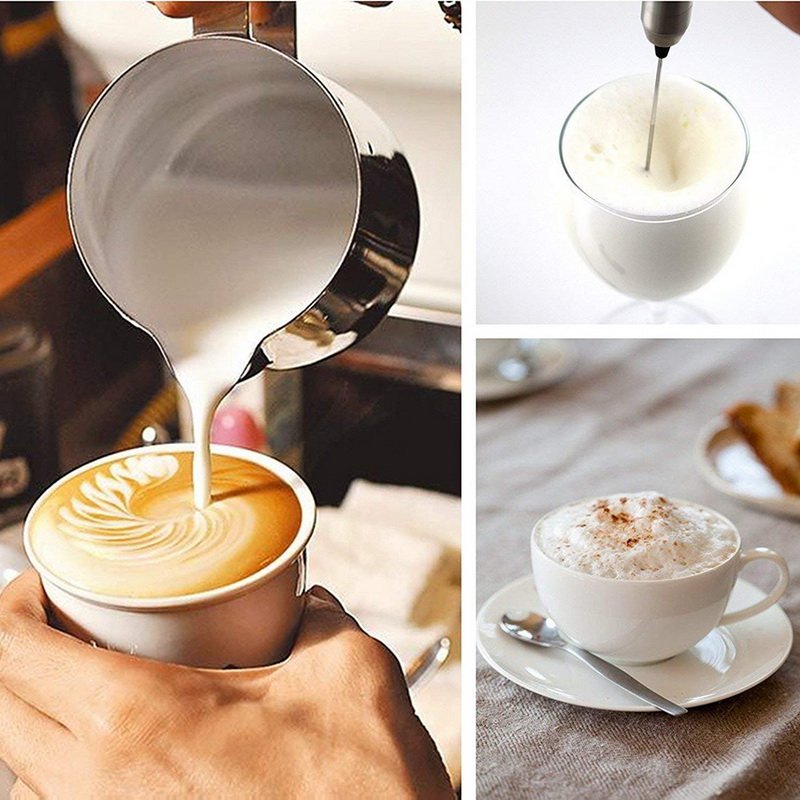 high quality hand milk frother Multifunctional Milk Frother Electric Steamer Handheld Milk Frother