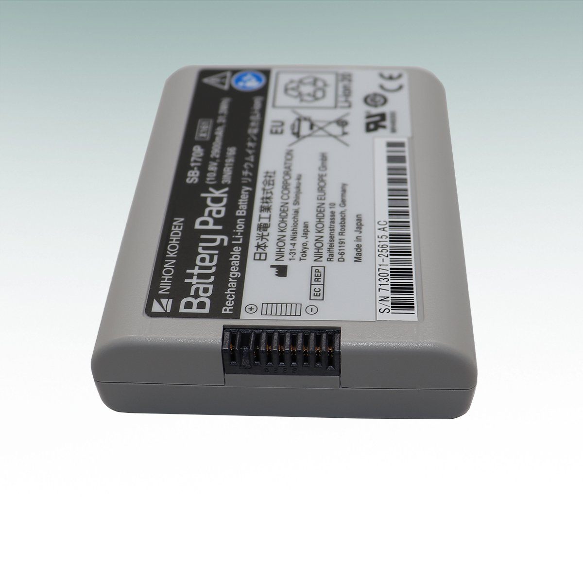 NIHON KOHDEN Monitor Medical Rechargeable Lithium Battery SB-170P 10.8V for BSM-1763