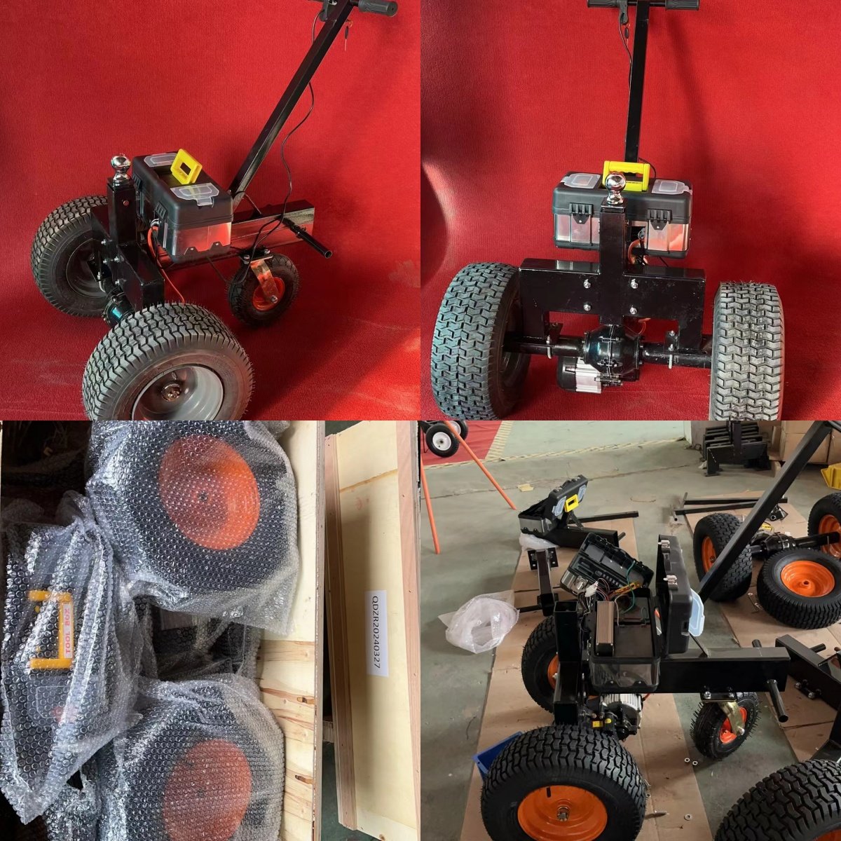 Electric Trailer Dolly Utility Dolly for Easy Pulling Customized 48V Trailer Tow Dolly for camper vehicle caravans boat trailer