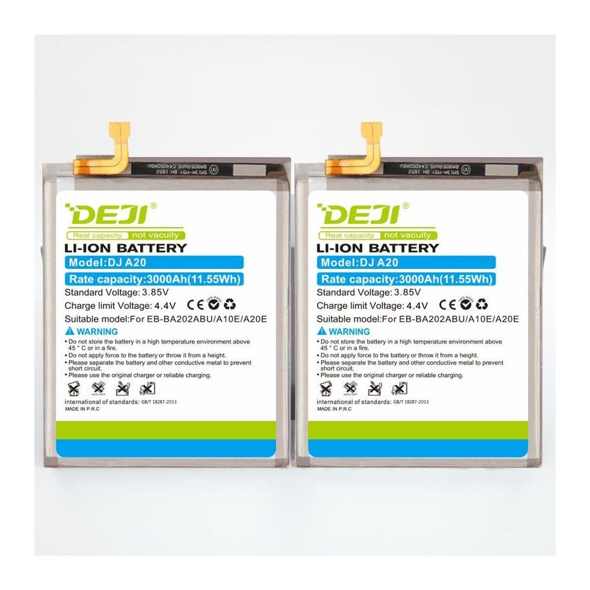 Smartphone Replacement accessories Digital Batteries For Samsung Galaxy A10E A20E A202F EB-BA202ABU refurbished battery